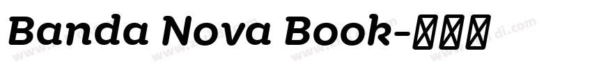 Banda Nova Book字体转换 Banda Nova Book字体转换
